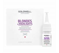 Goldwell Dualsenses Blondes & Highlights Color Lock Serum cura dei capelli senza risciacquo per capelli biondi 12 x 18 ml