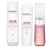 Goldwell Dualsenses Color Brilliance Set (Shampoo 250ml + Conditioner 200ml + Spray 150ml)