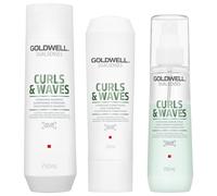 Goldwell Dualsenses Curls & Waves Set (shampoo 250 ml + balsamo 200 ml + spray senza risciacquo 150 ml)