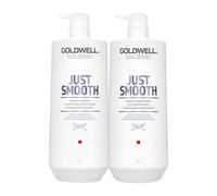 Goldwell Dualsenses Just Smooth Taming Shampoo 1000ml Conditioner 1000ml