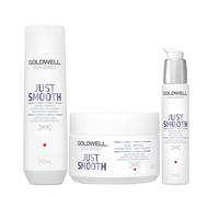 Goldwell Dualsenses Just Smooth Taming Shampoo 250ml Treatment 200ml Serum 100ml