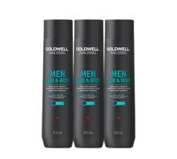Goldwell Dualsenses Men Hair & Body Shampoo 300mlx3