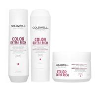 GOLDWELL Kit DS Color Extra Rich Brillance Shampoo + Conditioner + Treatment