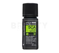 Goldwell Men ReShade Grey Blending Power Shot 5CA Cool Ash Light Brown, confezione da 4 x 20 ml