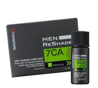 Goldwell Men ReShade Grey Blending Power Shot 4CA Cool Medium Ash Brown, confezione da 4 x 20 ml