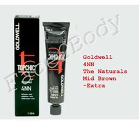 Goldwell Topchic Permanent Hair Color - The naturals - 4NN Mid Brown -...