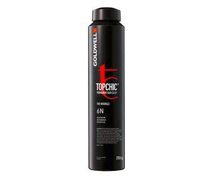 Goldwell Topchic Permanent Hair Color Warm Browns 6RB Red Beech Medium, Depot Tin 250 ml