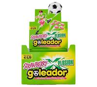 Goleador Xplosion Strawberry, Caramelle Gommose Ripiene, Aroma Fragola, Box da 150 Caramelle Incartate Singolarmente - Idee Regalo per Compleanni e Feste