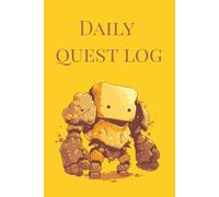 Golem Daily Quest Log: A Mythical Daily Planner for Main Quests, Side Missions, and Earned Rewards, 6x9 inches, 60 pages