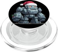 Golem di vischio fresco con cappello di Babbo Natale Costume PopSockets PopGrip per MagSafe