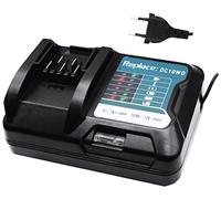 GOLEMON - Caricatore 10,8 V 12 V DC10WD per Makita batteria con schermo LED DC10SB DC10WC BL1015 BL1016 BL1021B BL1041B