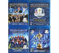 GOLF 4 x Blu-Ray COLLECTION - RYDER CUP 2010 + 2012 +2014 + 2018 OFFICIAL FILMS (1000 MINUTES ON 6 BLU-RAY DISCS) 2014 DIARY AND GLORY AT GLENEAGLES