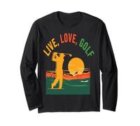 Golf Addict - Campo da Golf Passione Golfista Sportivo Maglia a Manica
