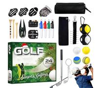 Golf Advent Calendar 2025 | 24 Days Golff Accessories & Tools | Collectible Christmas Party Favor Countdown Decorations for Adults, Family, Friends, Father, Him, Dad, Men