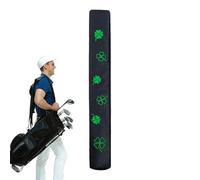 Golf Alignment Stick Headcover | Golf Club Protector | Clover Pattern PU Leather G0lf Alignment Sticks Holder | Golfs Sticks Cover For Men | Golfs Training Stick Cover