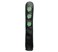 Golf Alignment Stick Headcover - PU Leather Protective Sleeve for Training Sticks | Compact Duals Stick Storage Case, Smooths Finish Carry Cover System for Practice and Range Organization Use