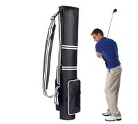 Golf Bag Carrier, Lightweight Golf Pack, Foldable Stick Holder, Waterproof Material Build, Multiple Tee Compartments, Ideal for Travel Practice Tournament Adults Trunk Airplane Beginner