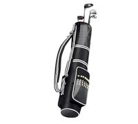 Golf Bag for Travel, Lightweight Foldable Club Carrier, Holds 3-9 Sticks, Waterproof Material, Multi-Pocket Storage, Easy Carry Strap, Practice, Trunk, Tournament, 12.2x8.27x1.97 inches