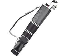 Golf Bag, Lightweight Foldable Design, Holds 3-9 Clubs, Waterproof with Tee and Towel Compartments, Travel Golf Pack for Practice, Tournament, Adults, Trunk, 8.27x31.89 inches