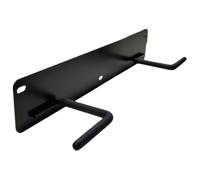 Golf Bag Rack For Garage - Space Saving Rust Proof Wall Holder, Golf Club Storage Bracket, Vertical Hanging Hook, Athletic Equipment Category, Black Metal Set for Apartments Men and Professionals