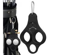Golf Bag Tee Holder, Golf Ball And Tees Case with Clip, 3.78x5.79x1.02 Inches Compact Organizer for Easy Access, Sturdy Outdoor Sports Accessory To Enhance Golfing Experience