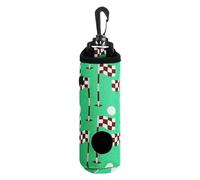 Golf Ball Bag, Golf Ball Organizer, Accessory, Multi-Functional, Portatile, Driving Range Course Practice, 5,91 x 1,57 pollici, Green Pink, 1 pezzo, 15 x 4 cm, 5,91 x 1,57 pollici