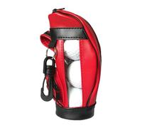 Golf Ball Bag Sack - Portable Storage Carrier | Golf Pouch Bag for Men | Waterproof PU Golfs Accessory Bags with Zipper Closure | Mini Gôlf Ball Bags, Portable Gôlf Balls Storage for Boys, Girls