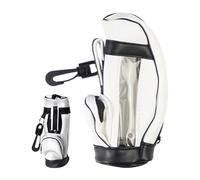 Golf Ball Bag Sack - Portable Storage Carrier | Golf Pouch Bag for Men | Waterproof PU Golfs Accessory Bags with Zipper Closure | Mini Gôlf Ball Bags, Portable Gôlf Balls Storage for Boys, Girls