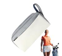 Golf Ball Bag - Zippered Pouch | Golf Tee Bag Pouch | Storage CarryPouch For Men Women, Tee Organizer For Golfer | D PU + Nylon Composite Material | Light Rain, Reinforced Stitching
