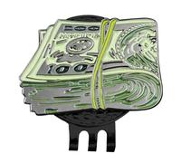 Golf Ball Mark Hat Clip, Ball Marker, Dollar Design Dollar Golf Hat