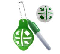 Golf Ball Marker | Alignment Reusable Stencils, Golf Ball Line Marker Template For Players Men Women Tournament Course Putting Green Driving Range Practice Fathers Day Birthday Use,
