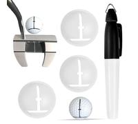 Golf Ball Marker, Precision Line Tool, Pen Liner Gear with Smart Style, Utility Aid for Daily Play, Line Mate, Game Aid for Golfers Players Men Adults Enthusiasts Beginners 1.97x1.97x1.97 inches