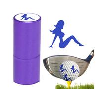 Golf Ball Metal Stamp Set - Quick Dry Waterproof Blue Ink Golf Ball Marking