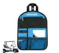 Golf Ball Pocket Organizer - Cart Storage Holder, Golf Accessory Rack, Portable GolfS Cart Storage System, Utility Organizer for Practice Range Outdoor GolfS Course Tournament Sports Backyard Gym