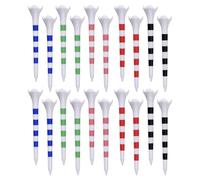 Golf Ball Tees - Golf Tees | 20 Pieces Golfer Practice Tool | Outdoor Colored Golfs Tee for Beginners Golfers Amateur Players Retirees Husbands Fathers Boyfriends Men Club Driving Range Garden
