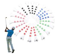 Golf Ball Tees - Golf Tees | 20 Pieces Golfer Practice Tool | Outdoor Colored Golfs Tee for Beginners Golfers Amateur Players Retirees Husbands Fathers Boyfriends Men Club Driving Range Garden