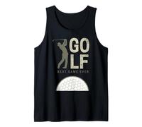 Golf Best Game Ever Golfisti Allenatori Golf Sport Design Canotta