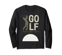 Golf Best Game Ever Golfisti Allenatori Golf Sport Design Maglia a Manica