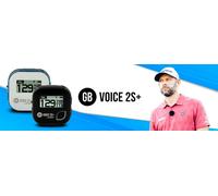 Golf Buddy Voice 2S + Telemetro GPS Parlante Pendenza 18 Ore Batteria Bianco