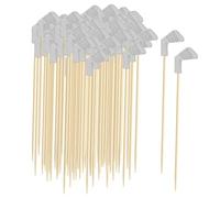 Golf Cake Decorations - 100 Pieces Multipurpose Safe Cocktail Picks, Golf Themed Party Supplies with Food-Grade Wooden Skewers, Themed Toothpick Toppers, Decorative Appetizer Garnishes for Sandwiches