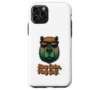 Golf Capybara Sport - Stay Calm Play Golf - Golfer Custodia per iPhone 11 Pro