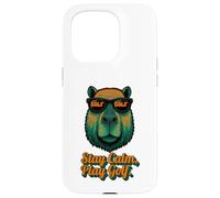 Golf Capybara Sport - Stay Calm Play Golf - Golfer Custodia per iPhone 15 Pro