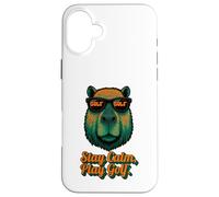 Golf Capybara Sport - Stay Calm Play Golf - Golfer Custodia per iPhone 16 Plus