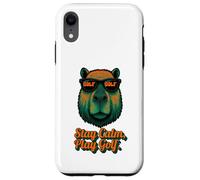 Golf Capybara Sport - Stay Calm Play Golf - Golfer Custodia per iPhone XR