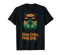 Golf Capybara Sport - Stay Calm Play Golf - Golfer Maglietta