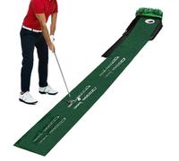 Golf che mette la pista automatica verde di ritorno della palla, mini | Tappetino da golf da interno per appassionati di golf, compleanno, padre, marito, pratica in casa
