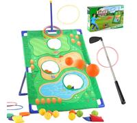 Golf chip golf game-wapping tappetini con palline in | Golf Simulator Toys for Home, nell'area all'aperto, partita per feste in giardino, festa in giardino, divertimento sportivo sulla te