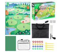 Golf Chipping Game Set, Practice Hitting Mat Kit, Woven Turf Costruzione, Portatile Target Challenge, Indoor Outdoor Training per Backyard Lawn Office Home Yard Work Area Fun Activity