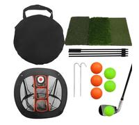 Golf Chipping Practice Net, Foldable Nylon Net with Carry Bag, Target Training Equipment for Swing Accuracy, Indoor and Outdoor Backyard Use, Suitable for Men Women Golfers Beginners and Kids