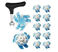 Golf Cleat Set - Portable Quick Twist Spikes for Sports Training | Anti Slip Grip with Easy Installation, Long Lasting Performance, Comfortable Fit & Practical Gear for Outdoor Court, Golf Courses, Tr